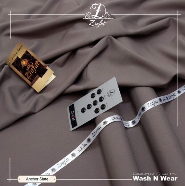 Anchor Slate Zrafat - Premium Wash n Wear